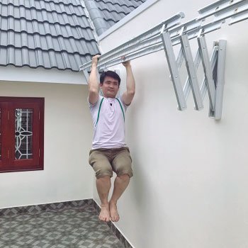 Giàn phơi thông minh xếp ngang Korea K A01